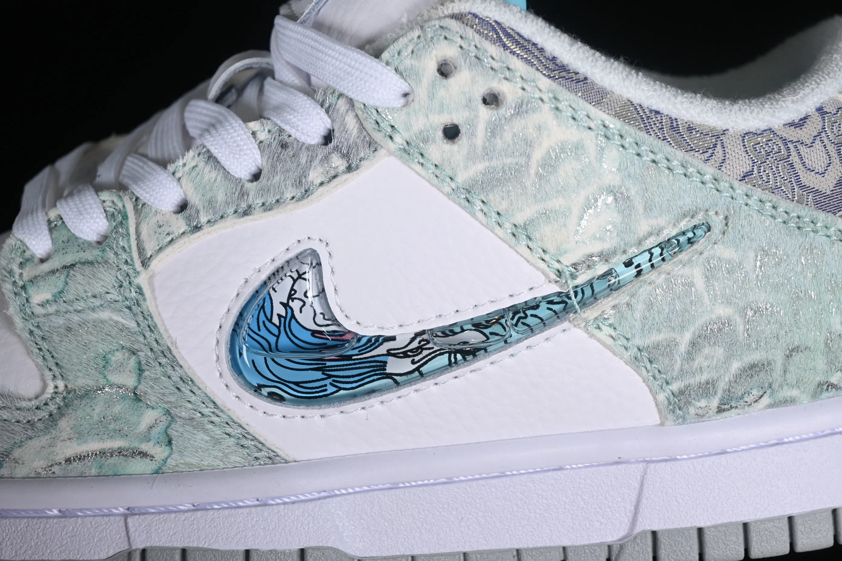 All Categories Nk SB Dunk Series Nk SB Dunk Low Low-top sneakers Nk Dunk Low CNY Year of the Dragon limited New Chinese style customization Steam Puppet-Third Prince Ao Bing SB low-top casual sneakers DV0831-101